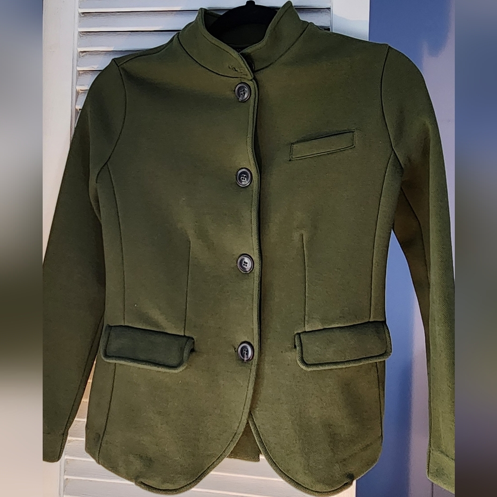 Banana Republic Olive Green Blazer Jacket